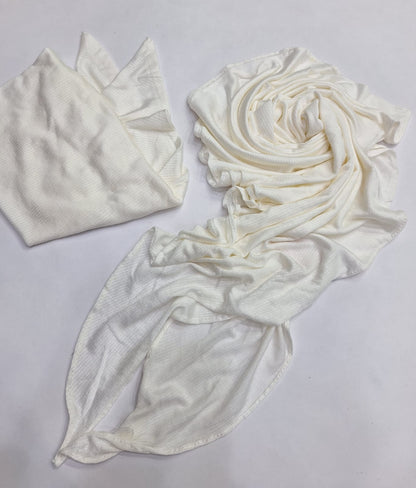Stripped twist scarf with matching bandana