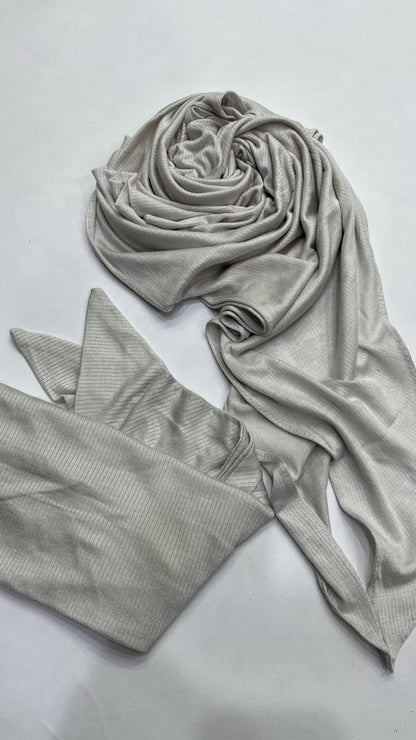 Stripped twist scarf with matching bandana