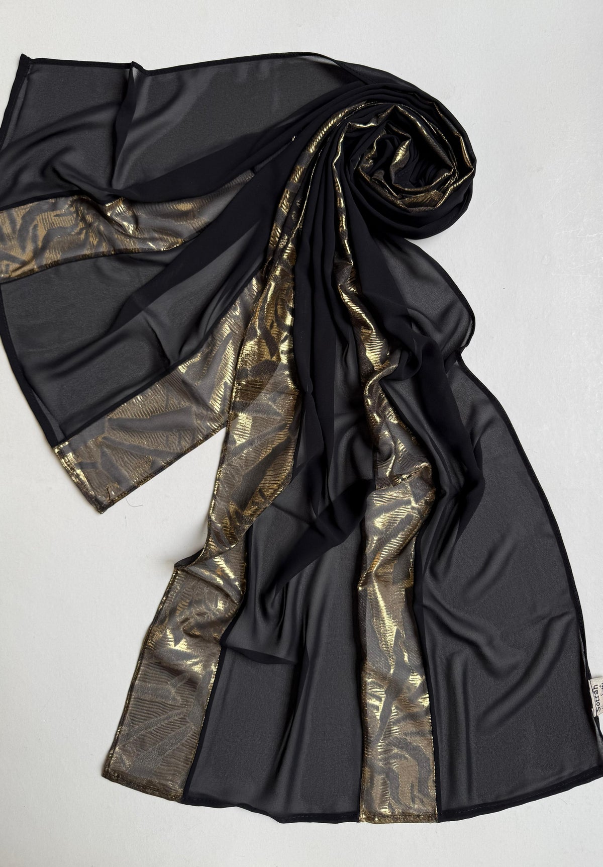 Handmade chiffon scarf last piece