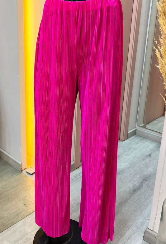 Plisse pants
