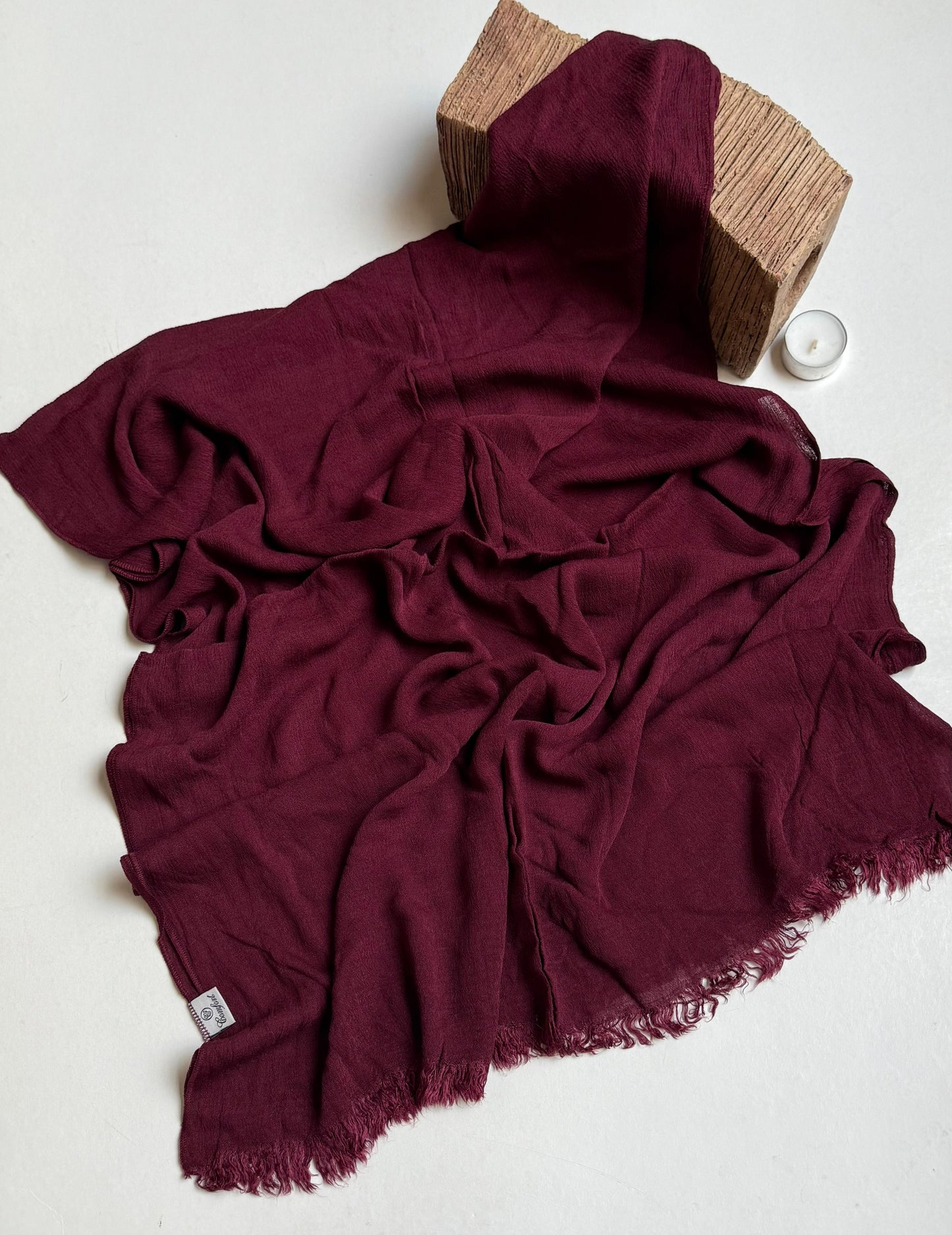 Crush Drape scarf.