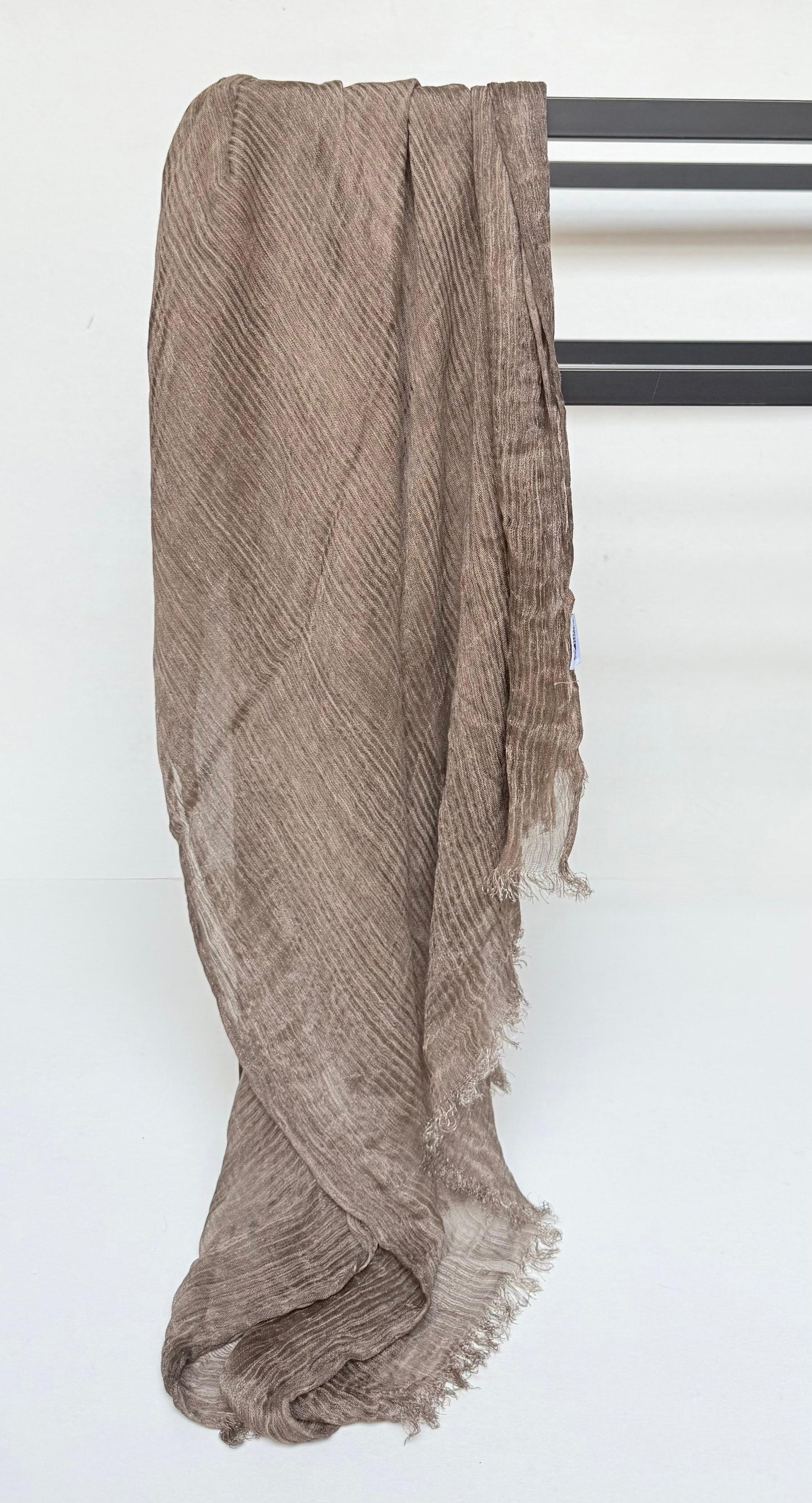 Feather loom scarf