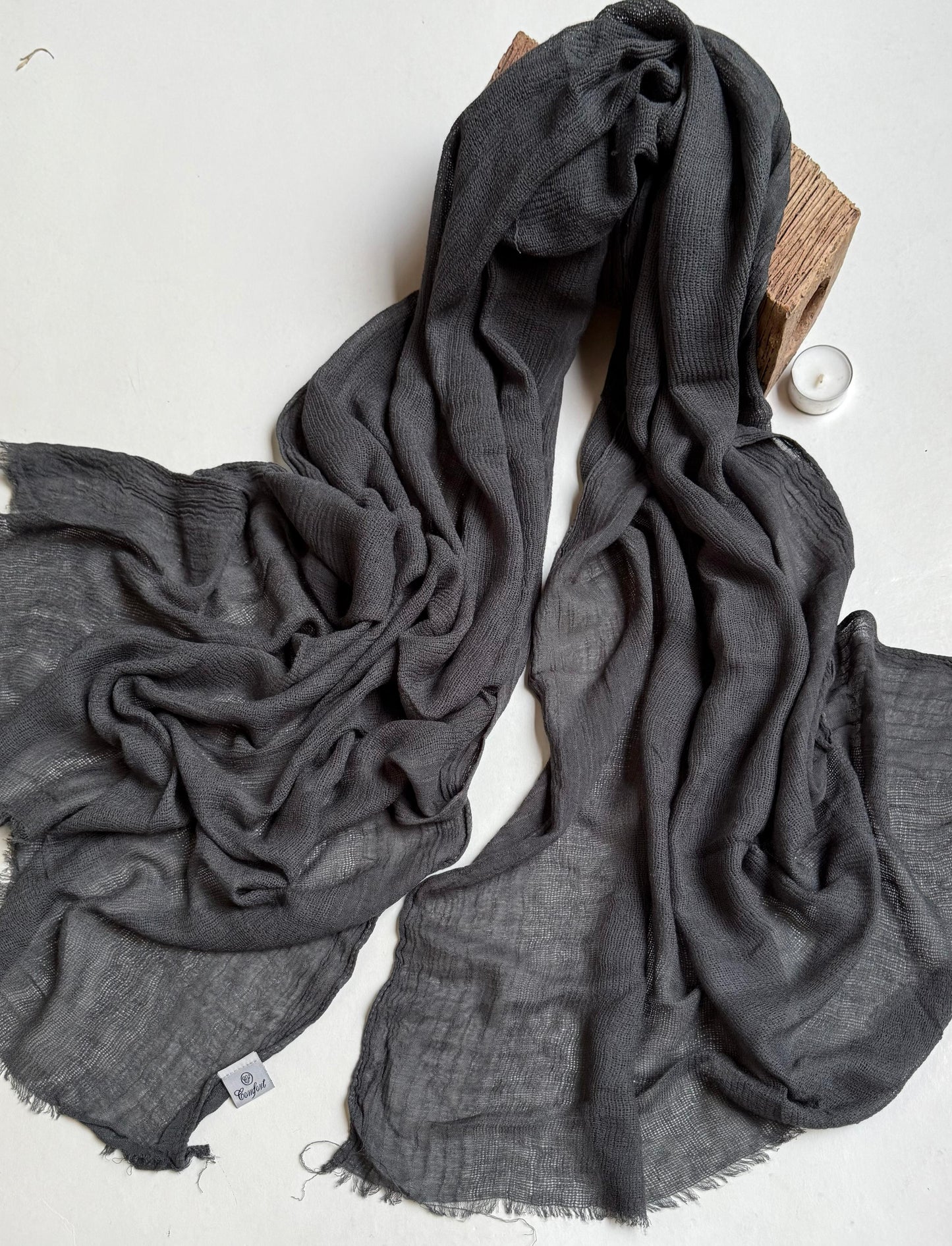 Fluffeé cotton scarf
