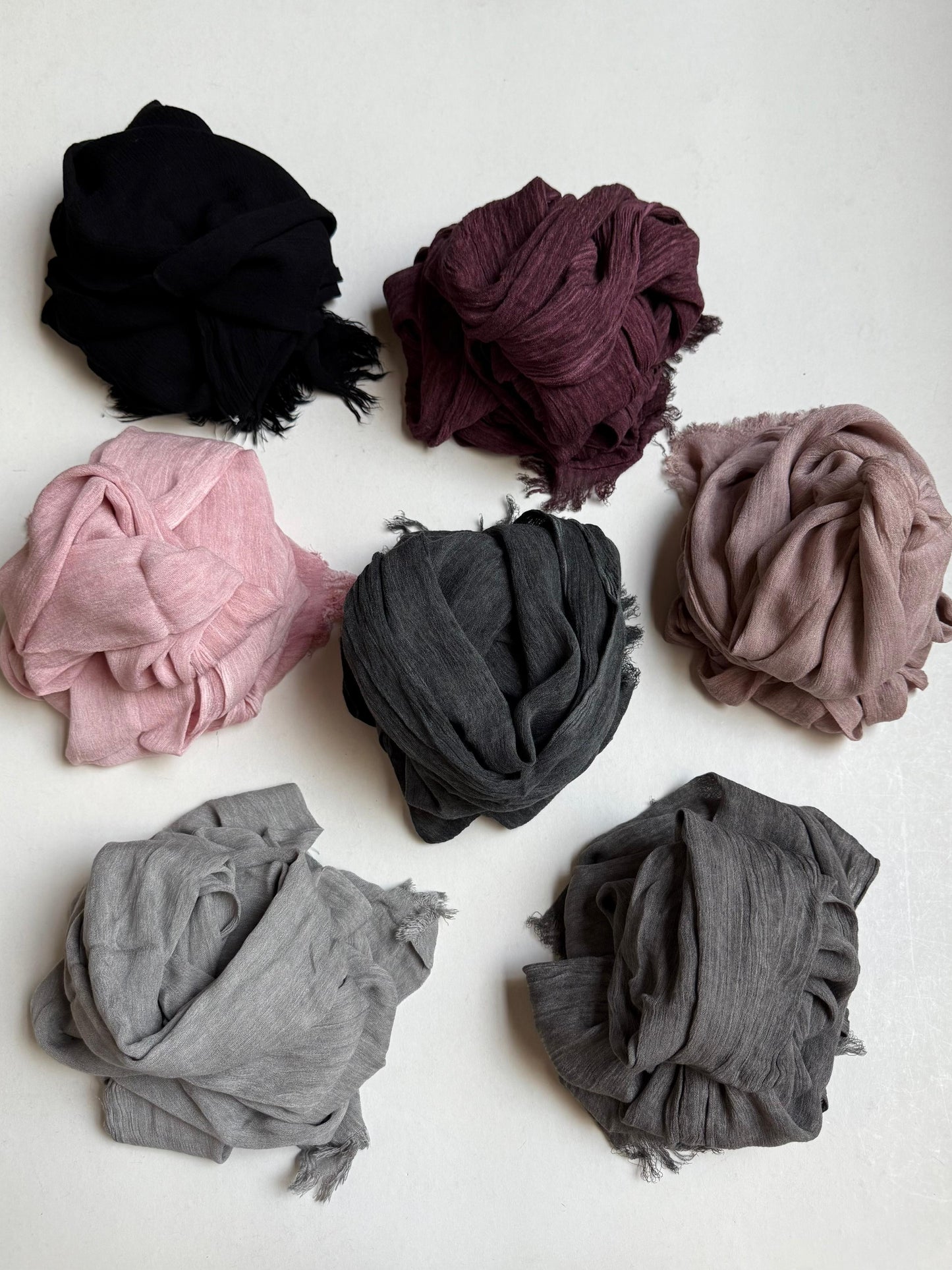 Crush Drape scarf.