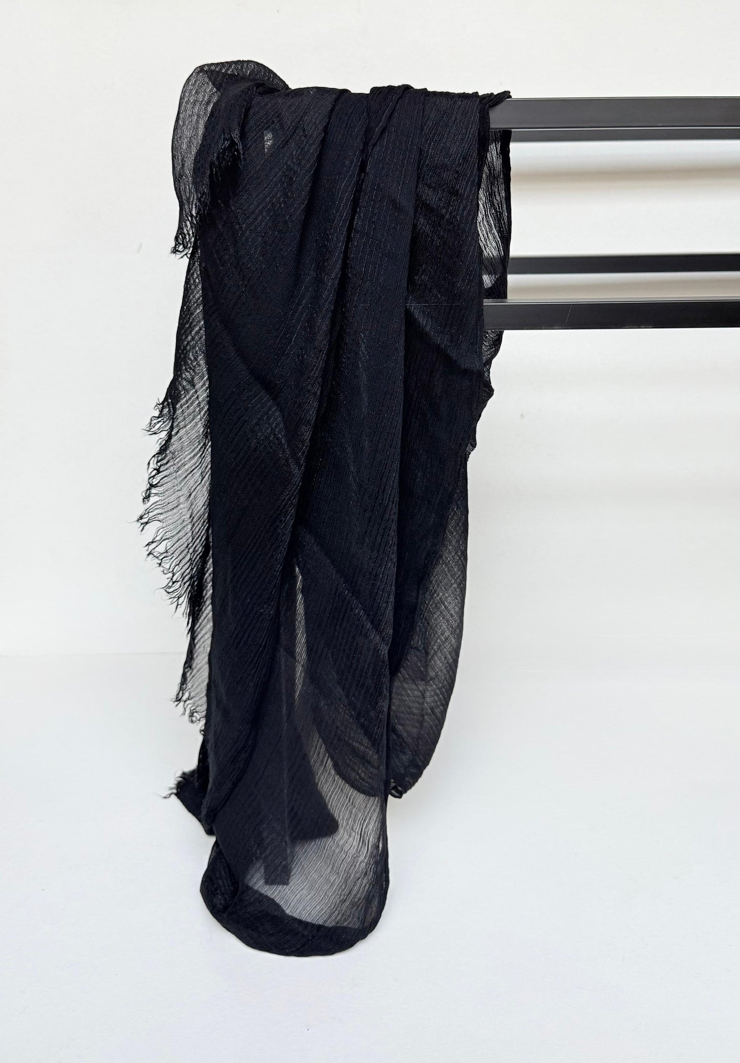 Feather loom scarf
