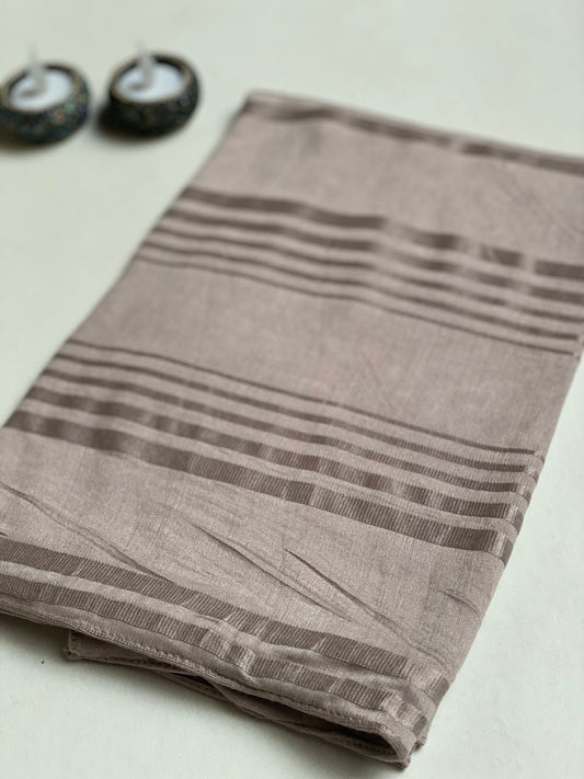 Stripped cotton lycra scarf