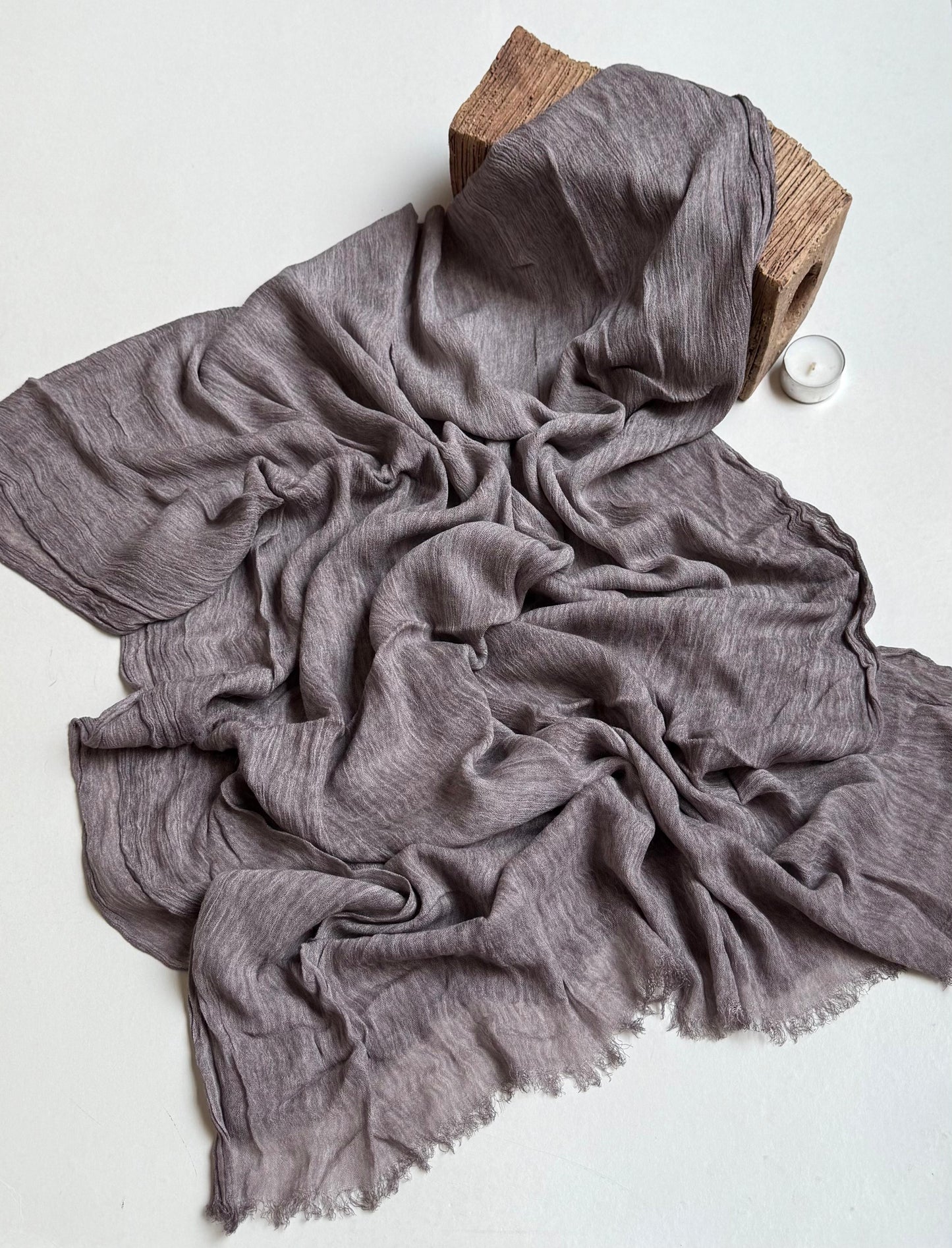 Crush Drape scarf.