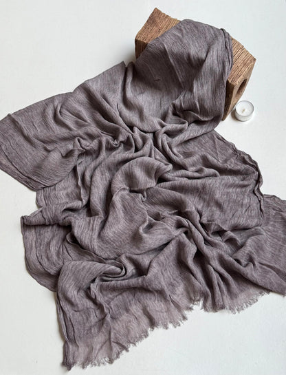 Crush Drape scarf.