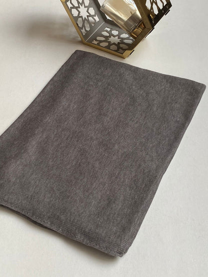 Ribbed cotton lycra scarf