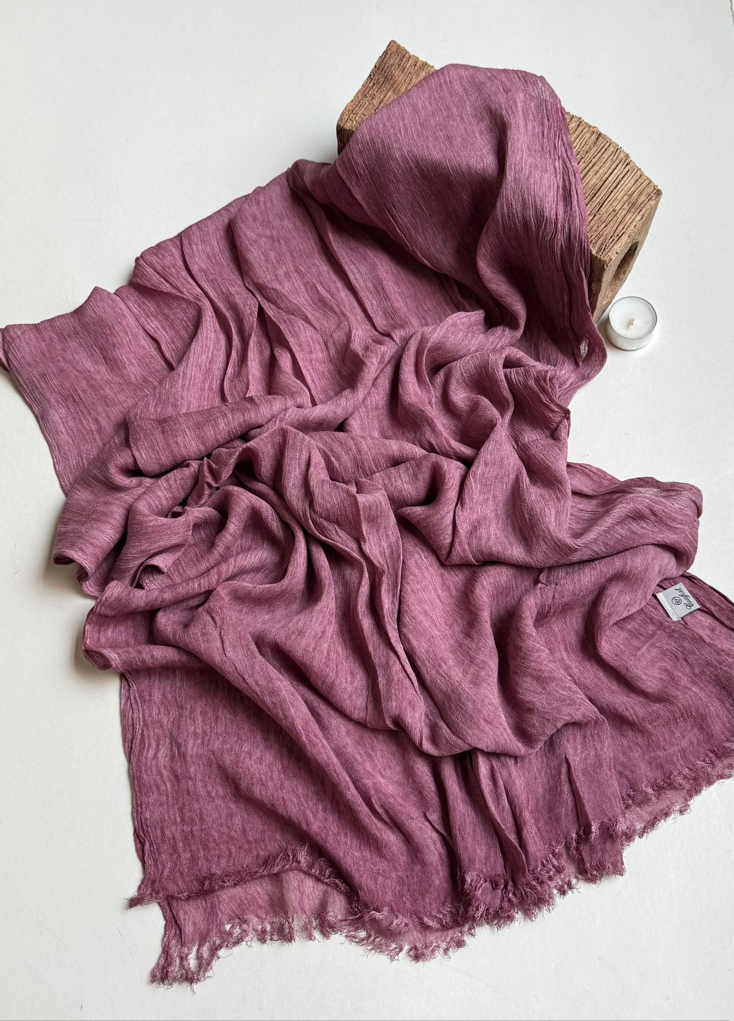 Crush Drape scarf.