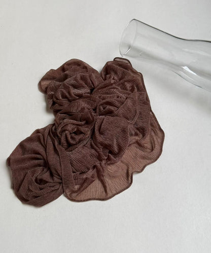 Sheer slip-on scarf