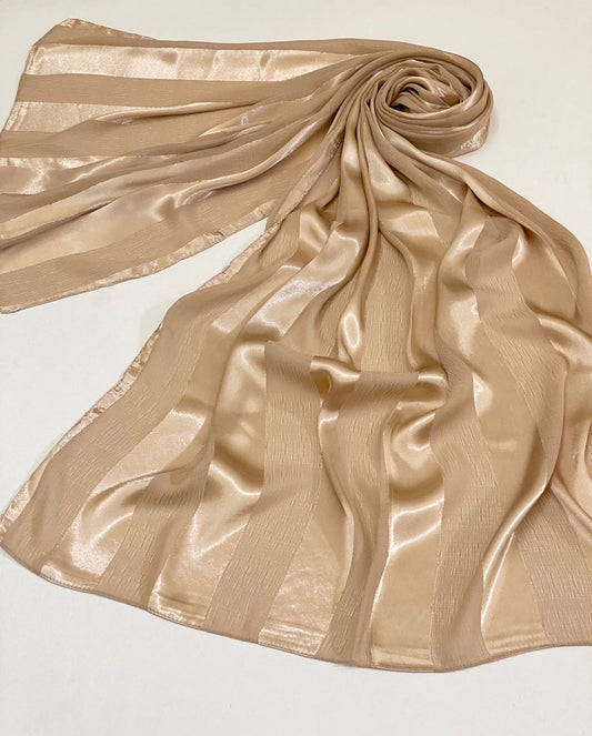 Gold chiffon scarf