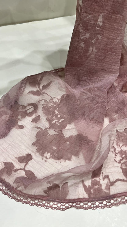 Cashmere velvet scarf