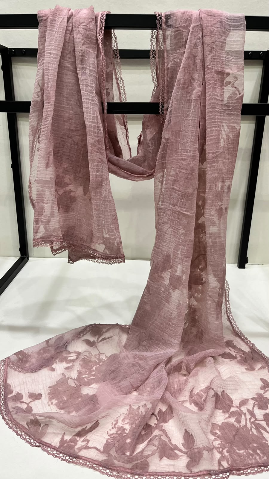 Cashmere velvet scarf