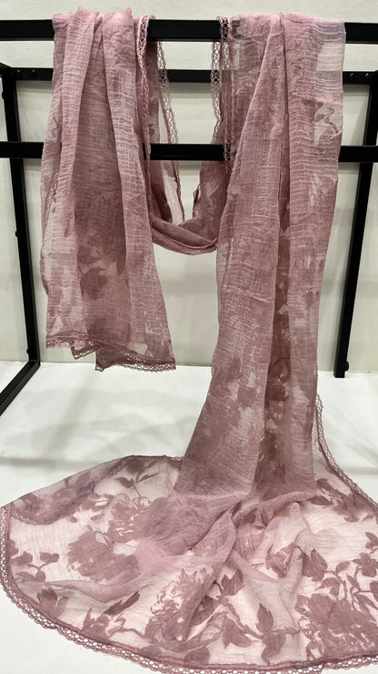 Cashmere velvet scarf