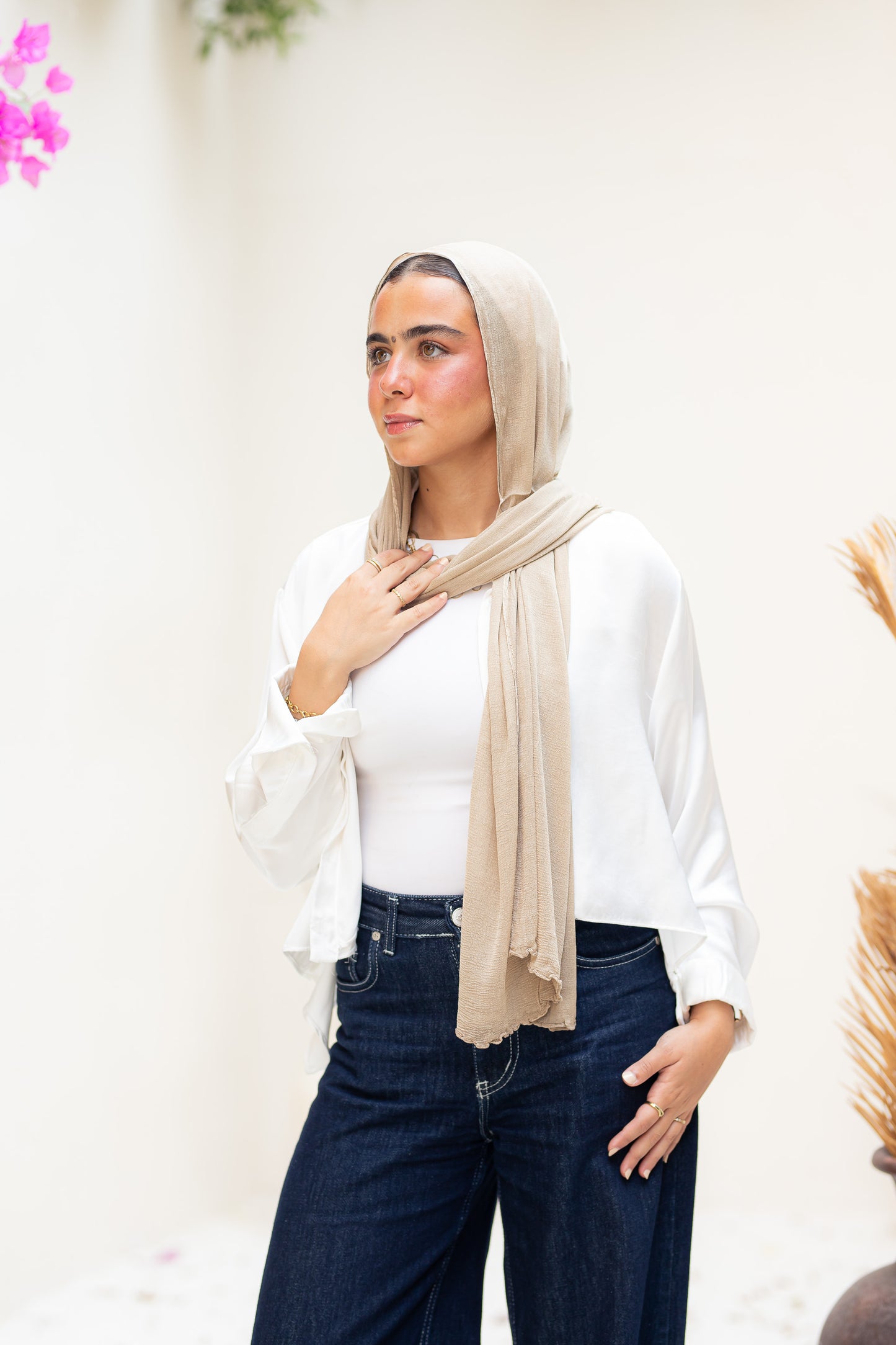 Celia indian chiffon scarf.