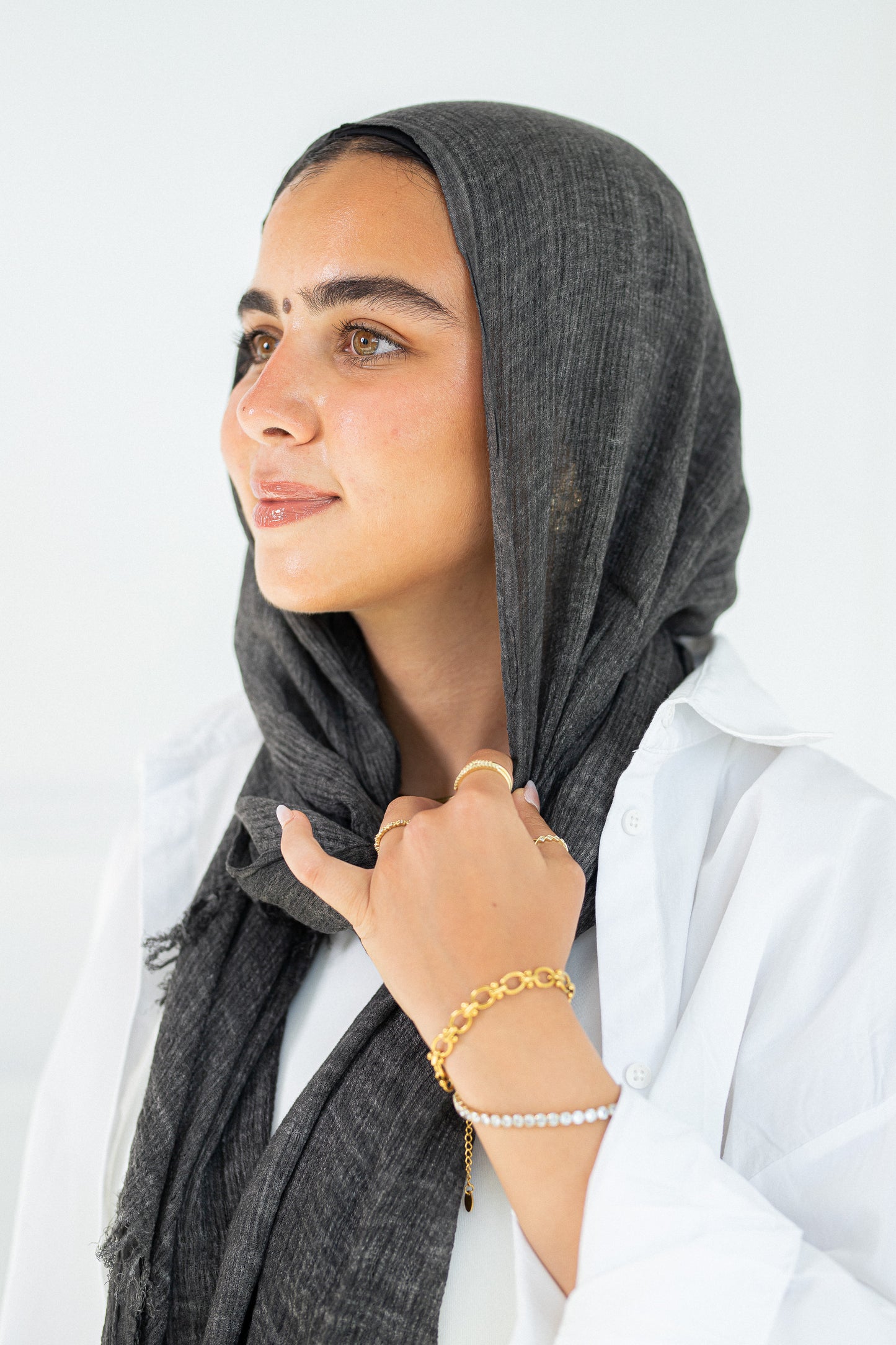 Crush Drape scarf.