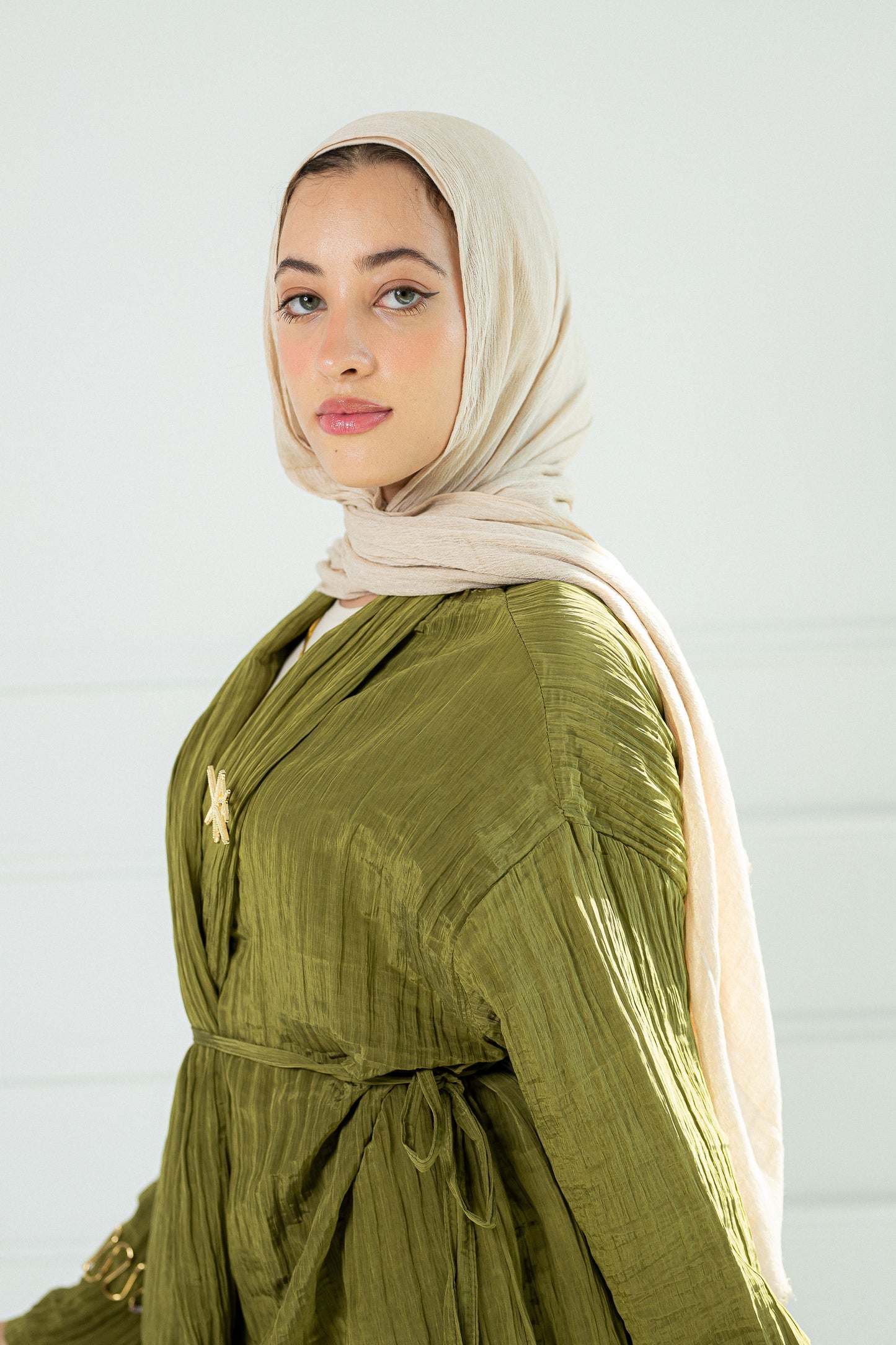 Olivette satin set