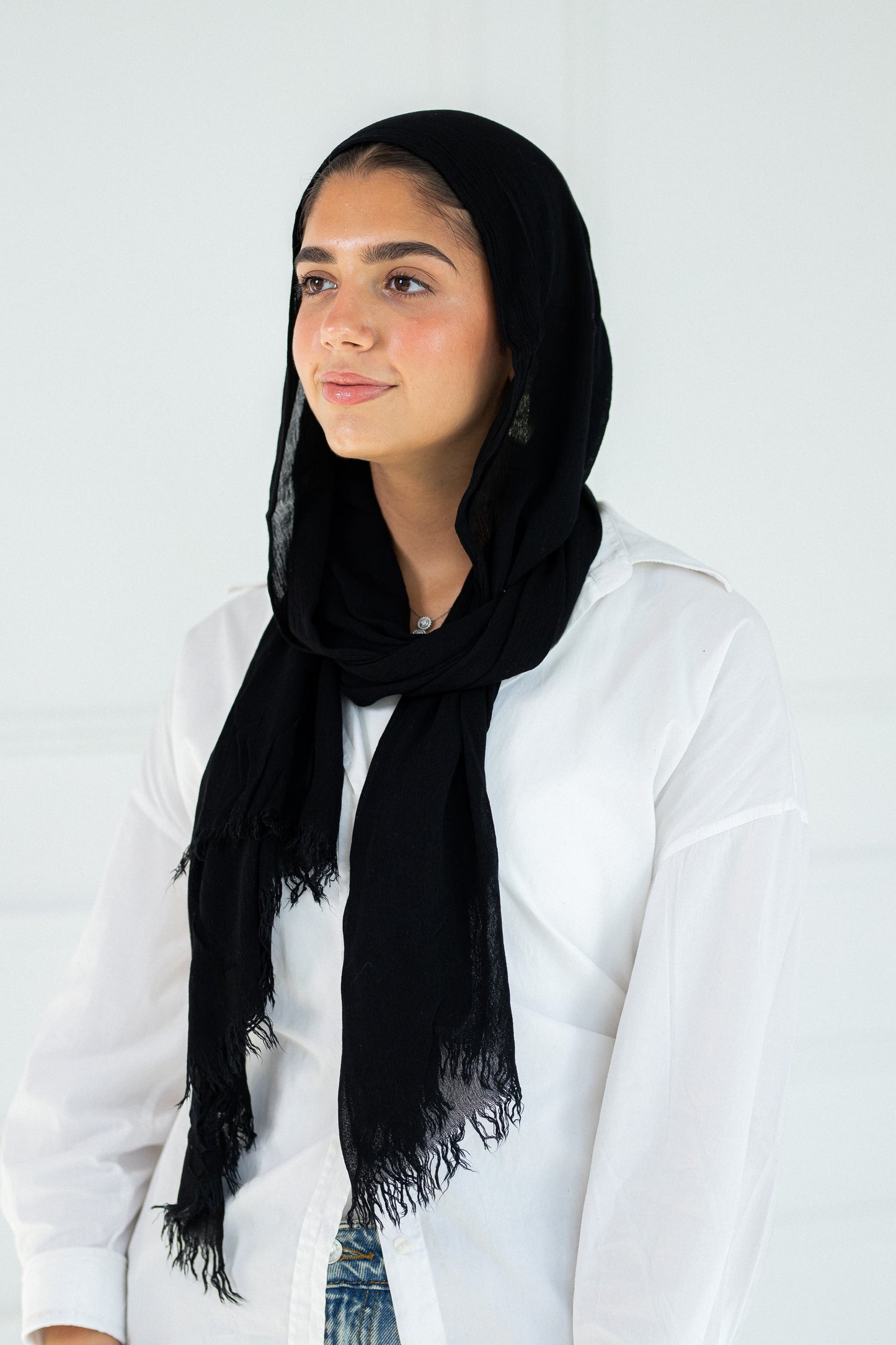 Crush Drape scarf.