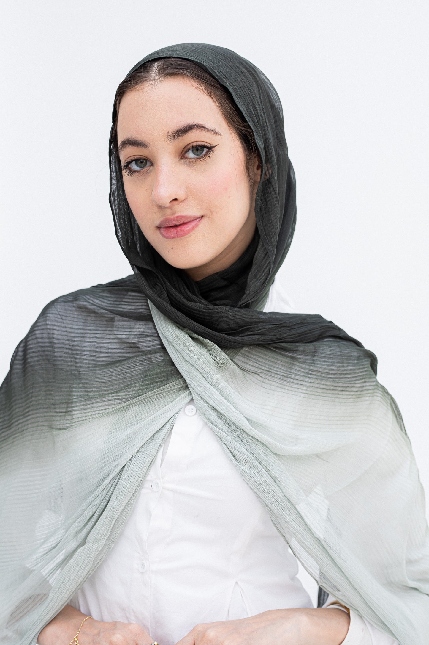 Olive ombre feather loom