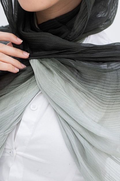 Olive ombre feather loom