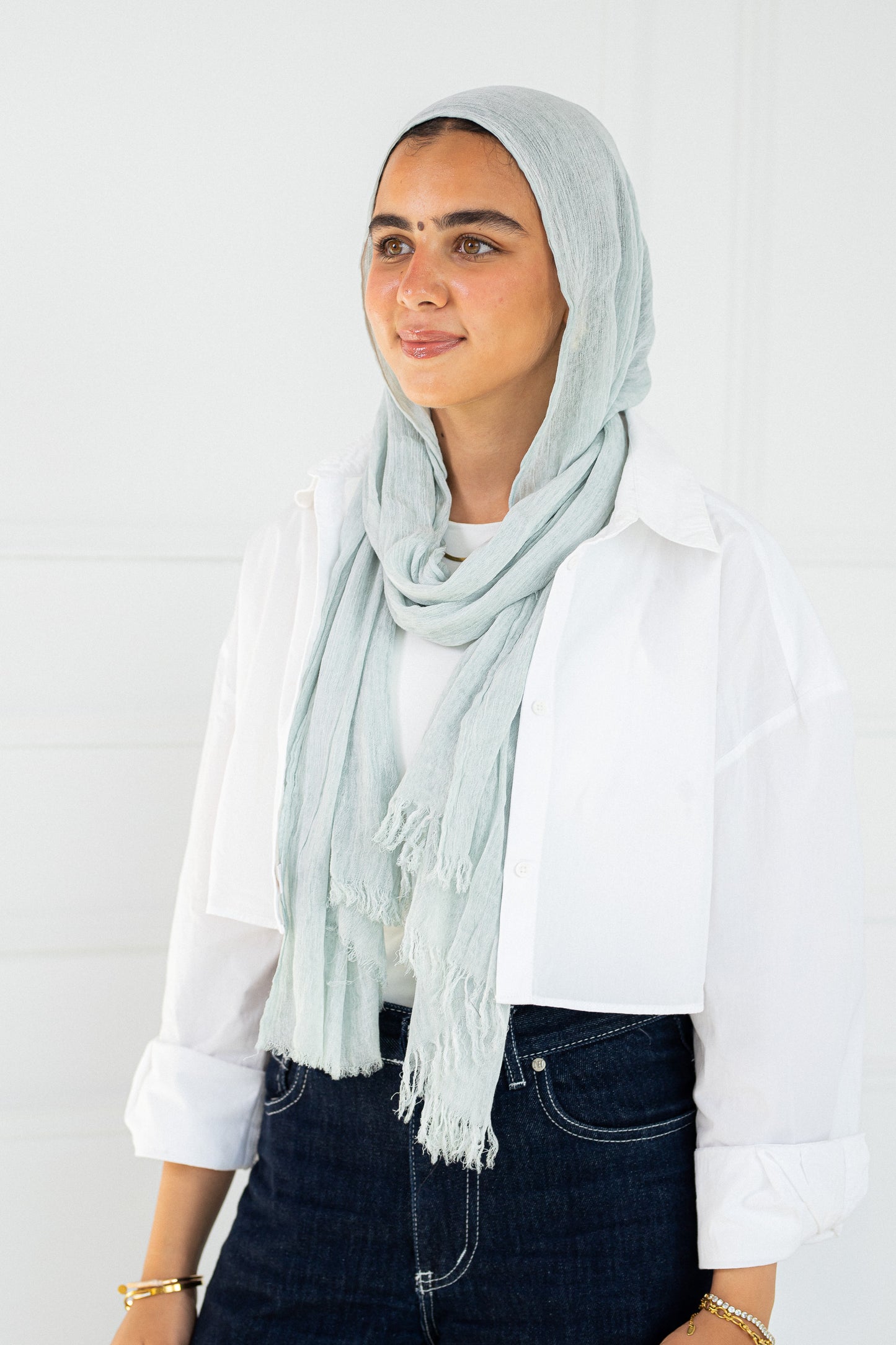 Crush Drape scarf.