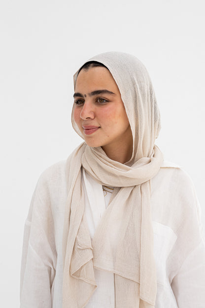 Nude laya scarf