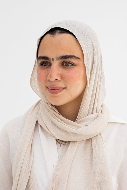 Nude laya scarf