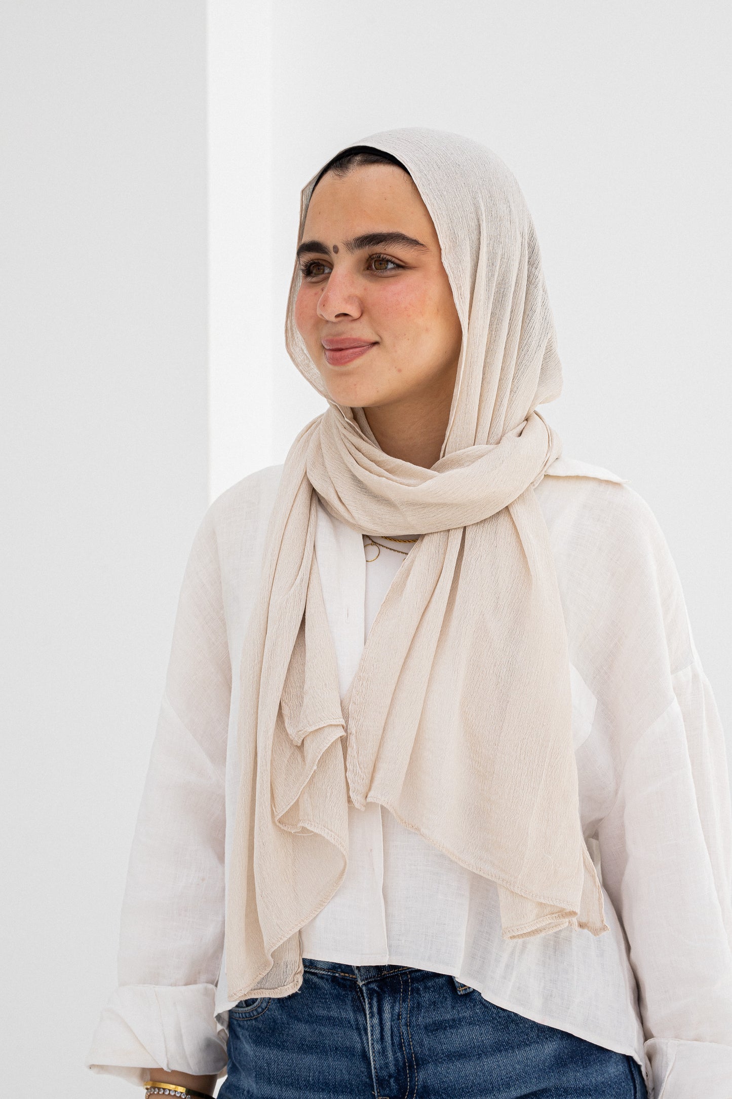 Nude laya scarf