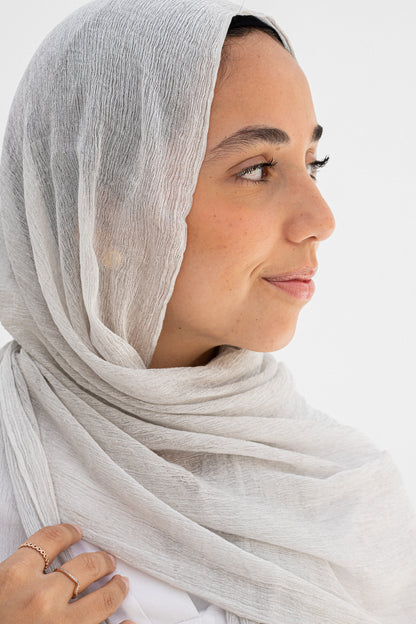 Ash grey laya scarf