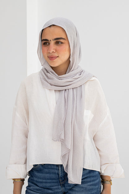 Light grey laya scarf