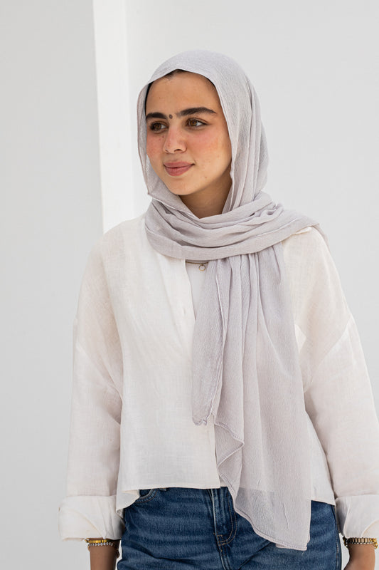 Light grey laya scarf