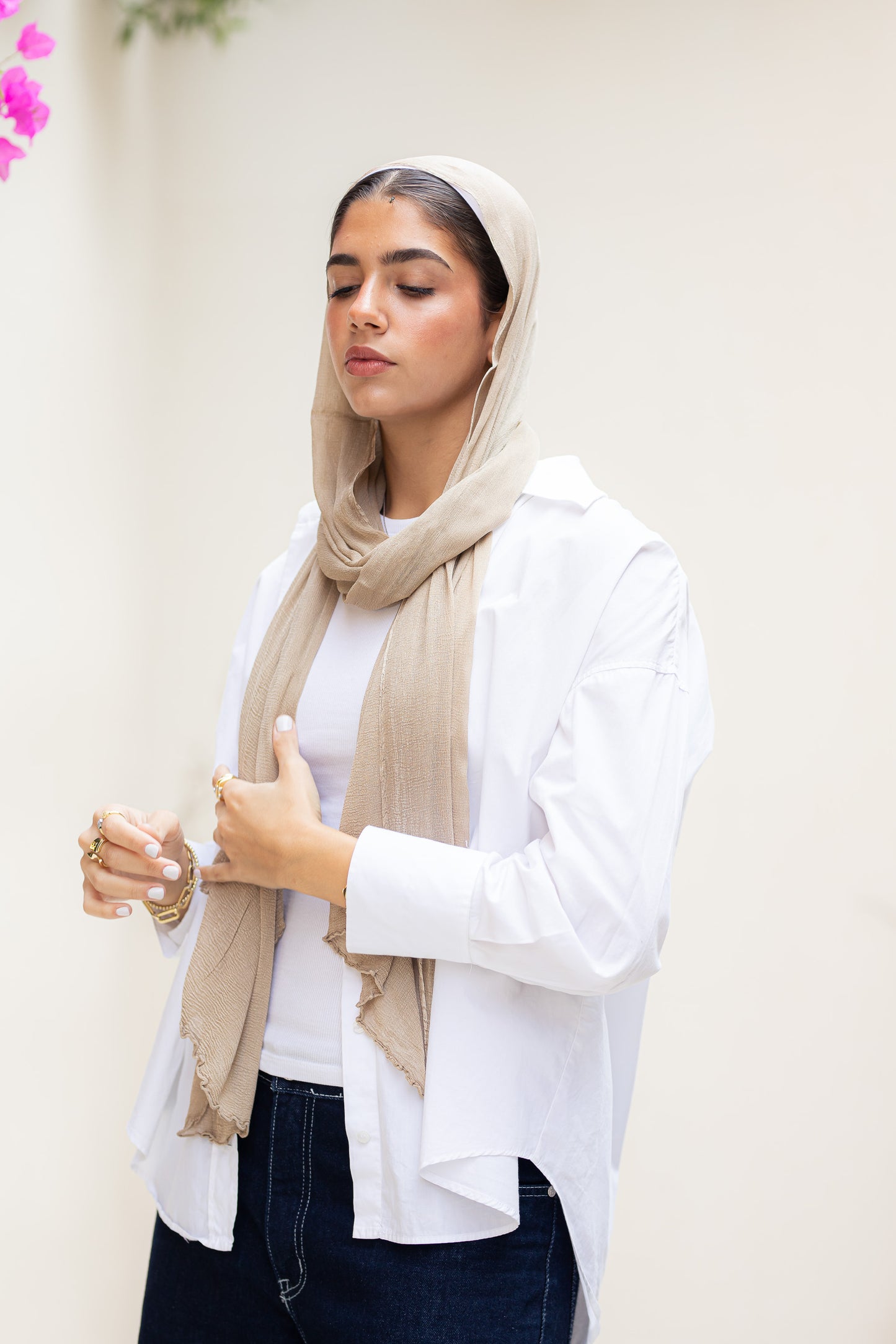 Celia indian chiffon scarf.