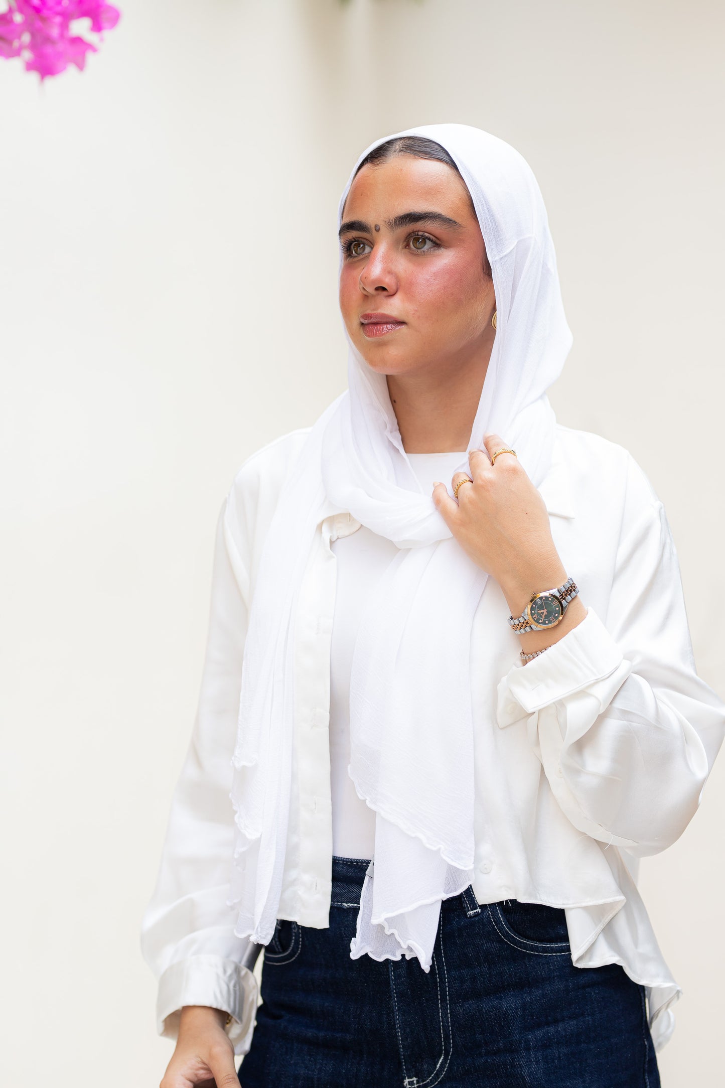 Celia indian chiffon scarf.