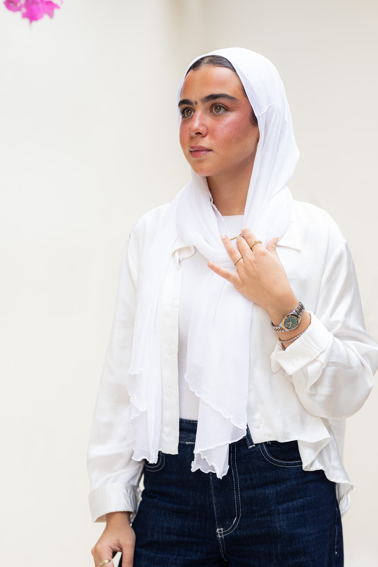 Celia indian chiffon scarf.