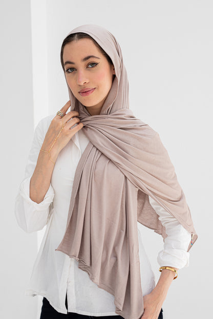 Taupe shana scarf