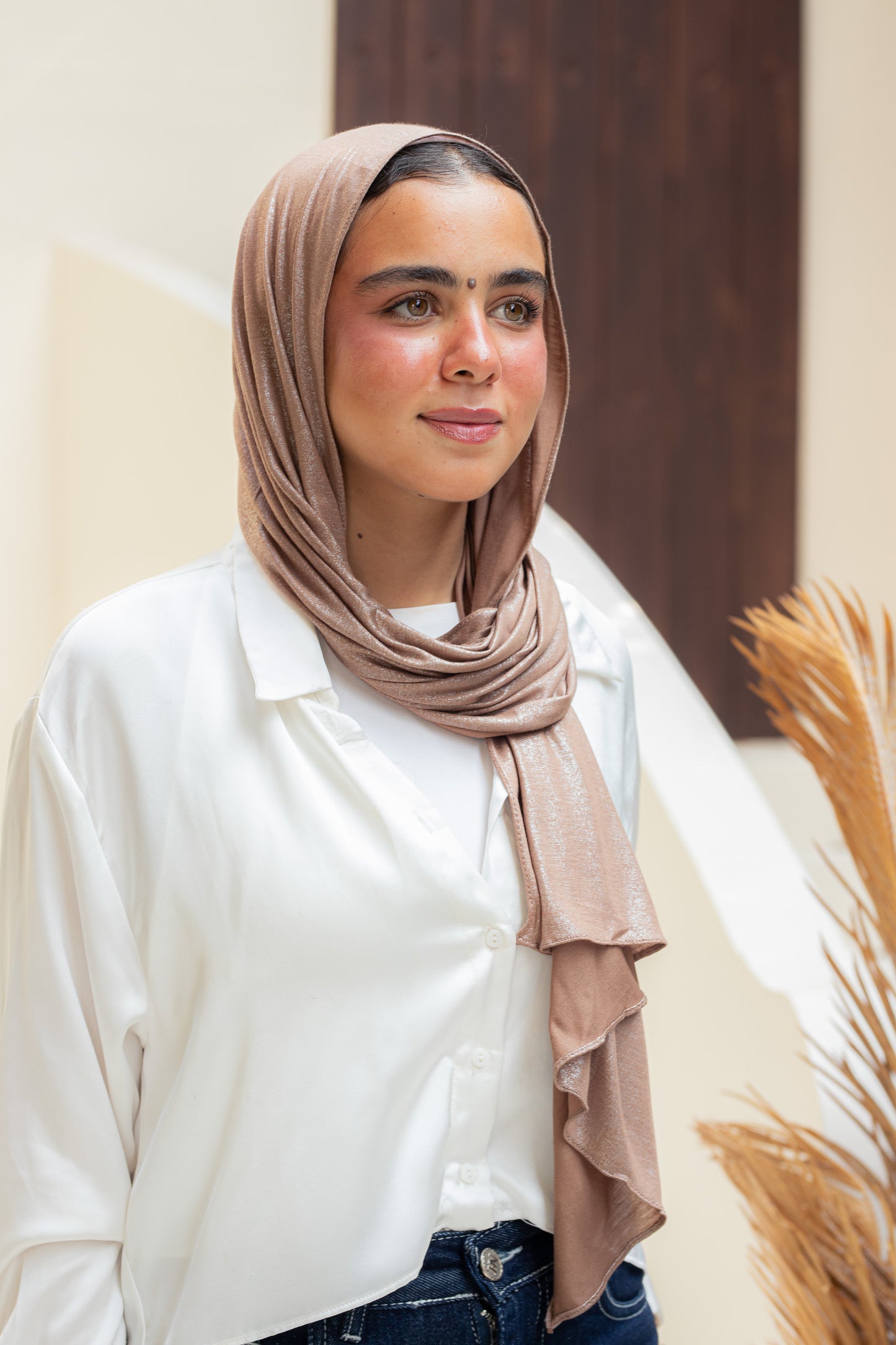 Glam cotton lycra scarf