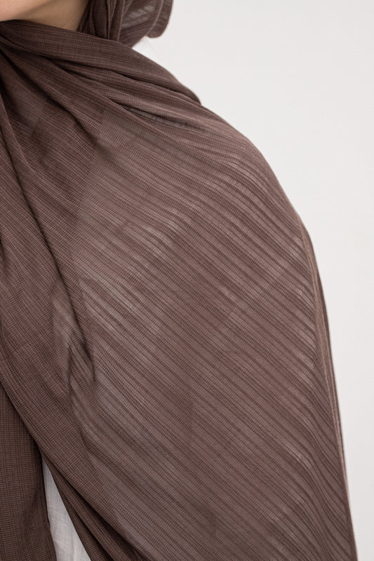 Brown lulwah scarf