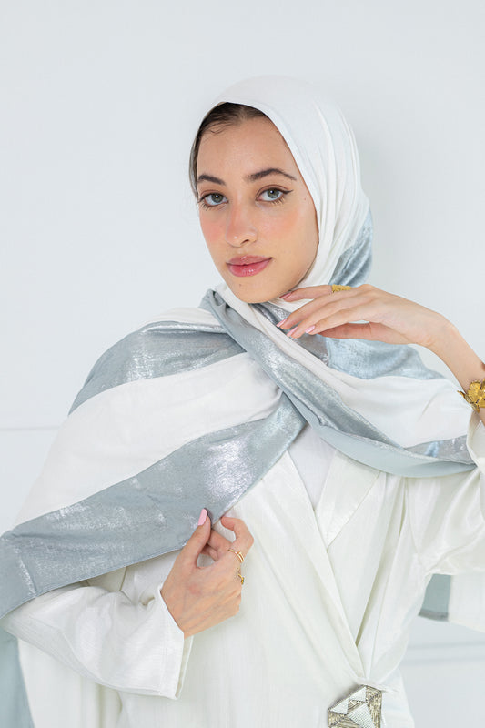 Silver dusk scarf.