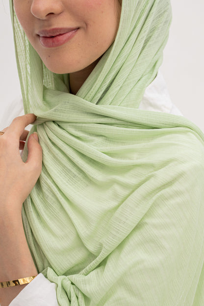 Pistachio lulwah scarf.
