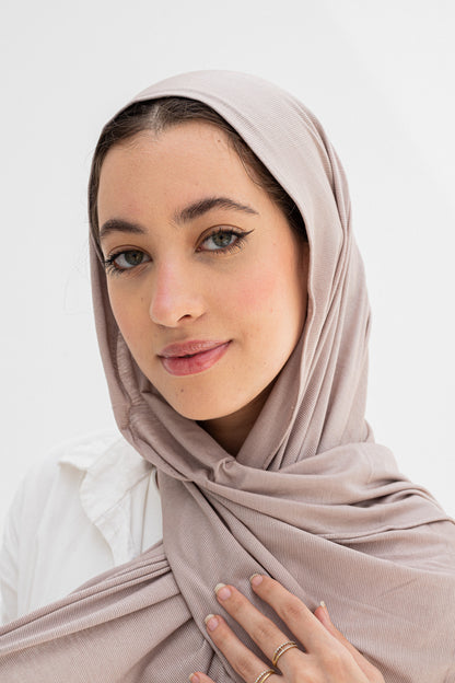 Taupe shana scarf