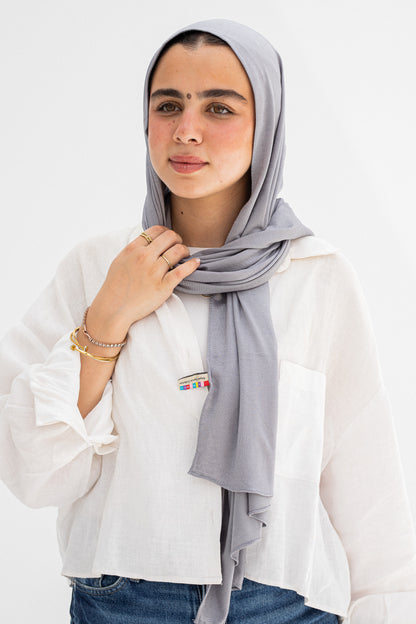 Grey shana scarf