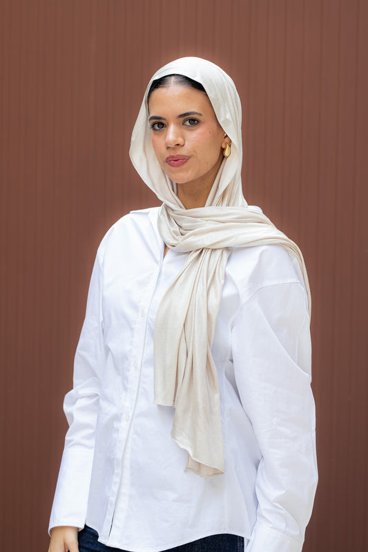 Glam cotton lycra scarf