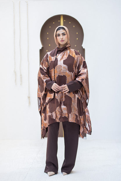 Ghalia poncho set غَالية