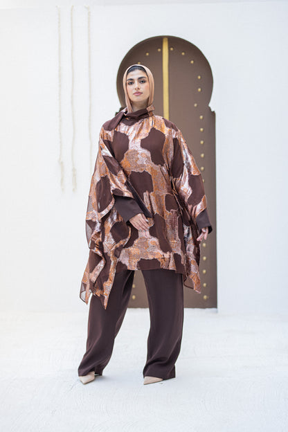 Ghalia poncho set غَالية