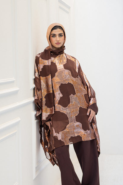 Ghalia poncho set غَالية