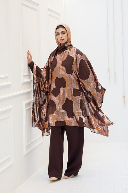 Ghalia poncho set غَالية