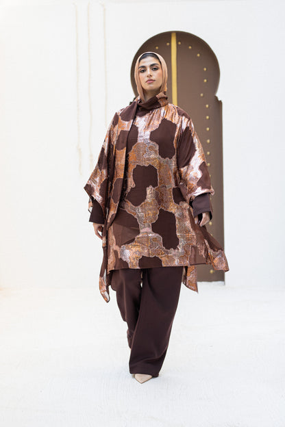 Ghalia poncho set غَالية