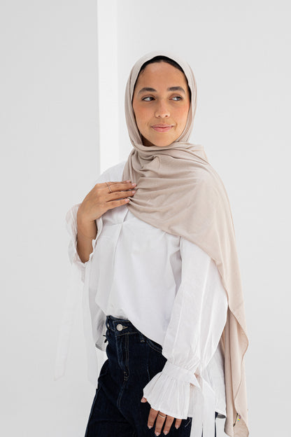 Beige shana scarf