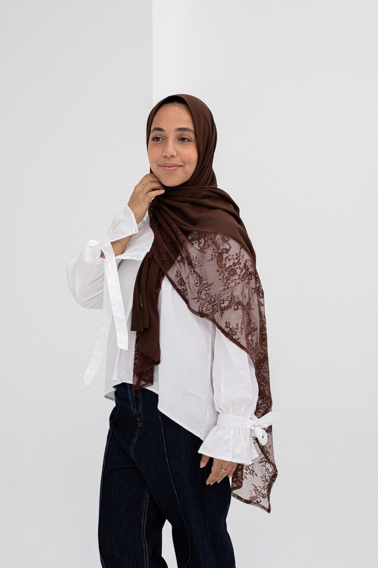Brown Laco Scarf